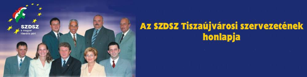 Az SZDSZ Tiszajvrosi szervezetnek honlapja